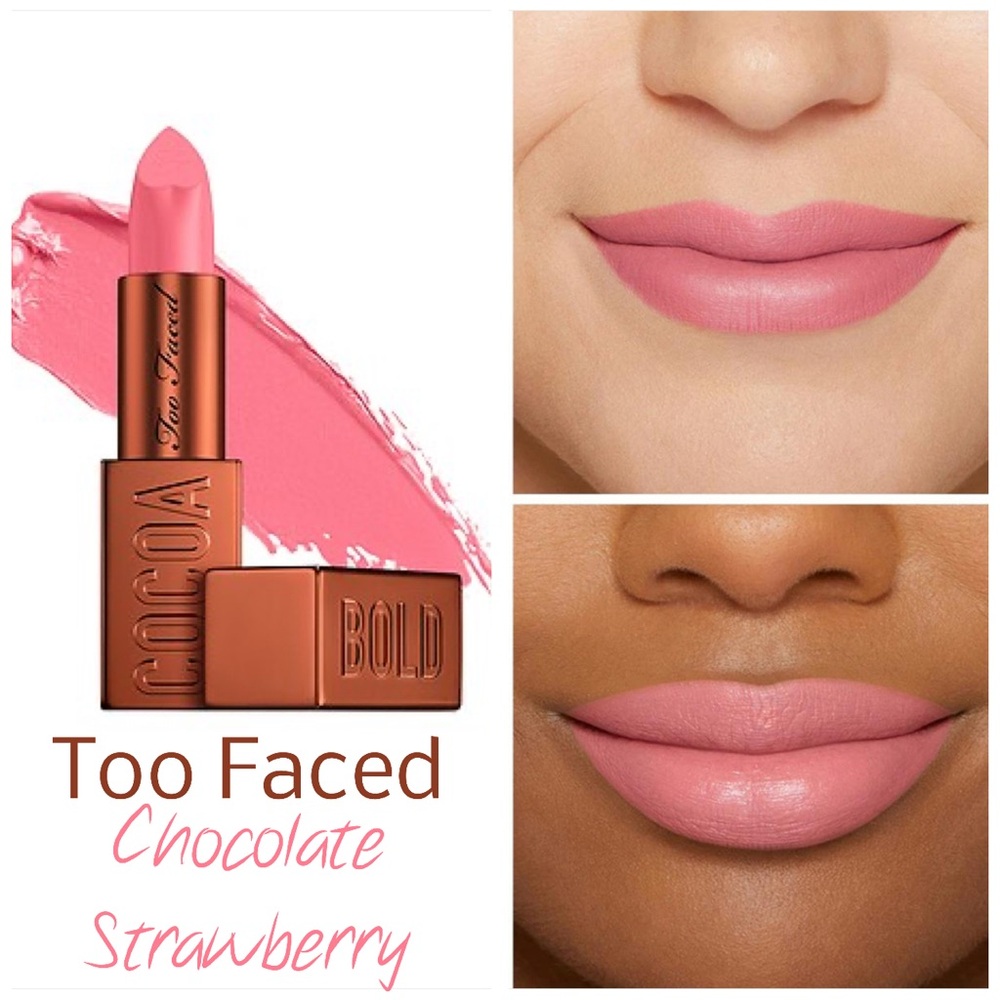 Too Faced Chocolate Strawberry Cocoa Lipstick